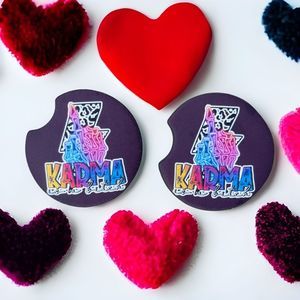 Karma Car Coaster 2 Pack | Car Accessories